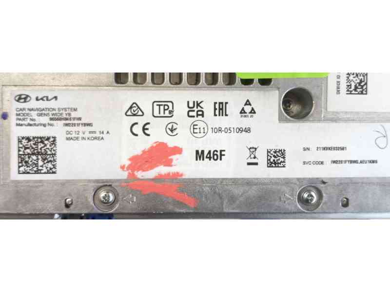 Recambio de sistema audio / radio cd para kia stonic (yb) 1.0 t-gdi eco-dynamics+ referencia OEM IAM   