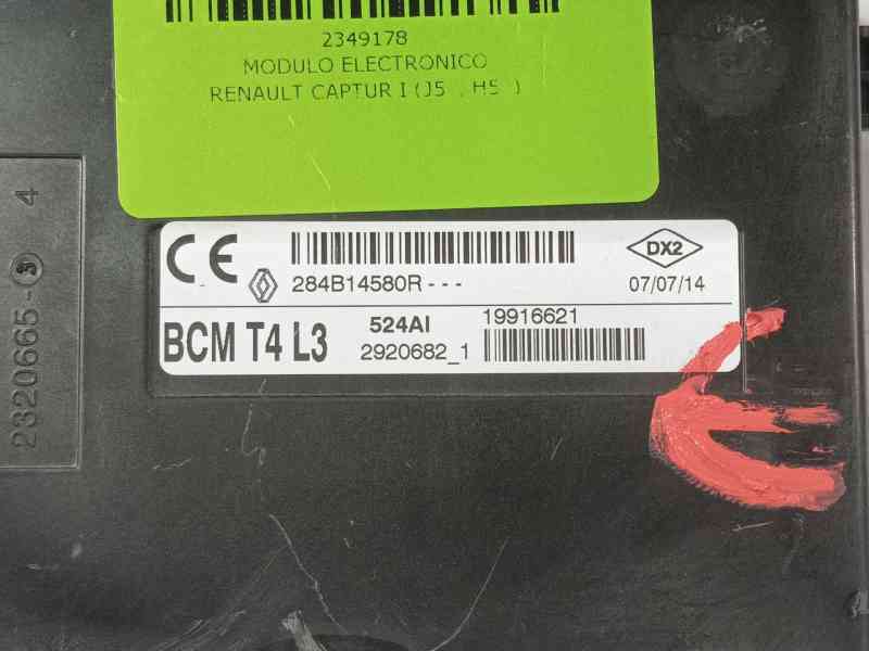 Recambio de modulo electronico para renault captur i (j5_, h5_) 1.5 dci 90 referencia OEM IAM   