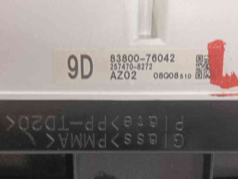 Recambio de cuadro instrumentos para lexus ct (zwa10_) 200h (zwa10_) referencia OEM IAM   