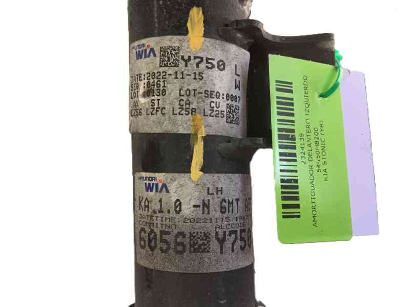 Recambio de amortiguador delantero izquierdo para kia stonic (yb) 1.0 t-gdi eco-dynamics+ referencia OEM IAM 54650H8200  