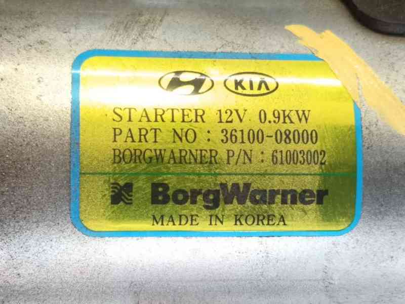 Recambio de motor arranque para kia stonic (yb) 1.0 t-gdi eco-dynamics+ referencia OEM IAM 3610004270  