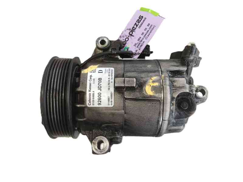 Recambio de compresor aire acondicionado para nissan qashqai i (j10, nj10) 2.0 dci referencia OEM IAM 92610JD70B / 92600BB61C  