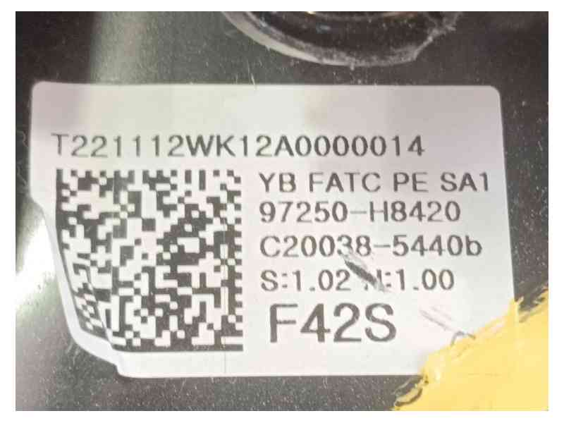 Recambio de mando calefaccion / aire acondicionado para kia stonic (yb) 1.0 t-gdi eco-dynamics+ referencia OEM IAM   