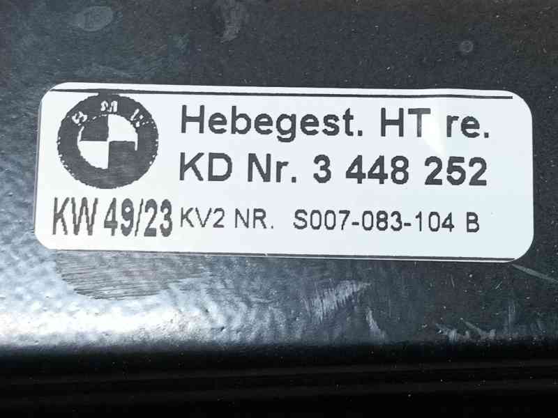 Recambio de elevalunas trasero derecho para bmw x3 (e83) 2.0 d referencia OEM IAM 51353448252  