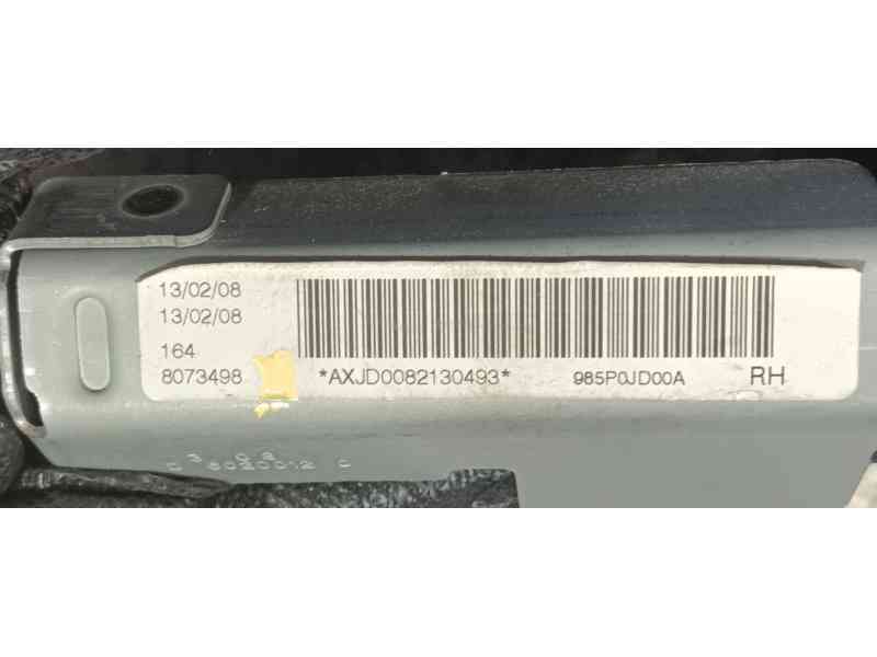 Recambio de airbag cortina delantero derecho para nissan qashqai i (j10, nj10) 2.0 dci referencia OEM IAM   