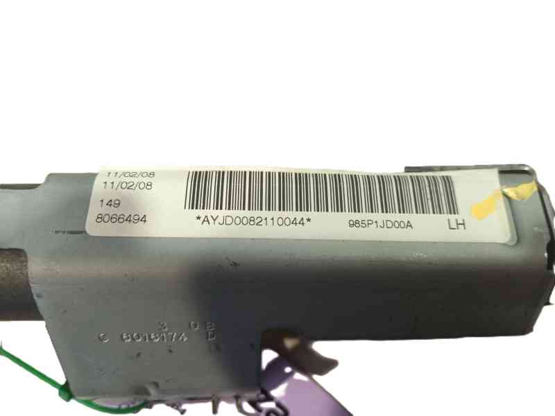 Recambio de airbag cortina delantero izquierdo para nissan qashqai i (j10, nj10) 2.0 dci referencia OEM IAM 985P1JD00B  