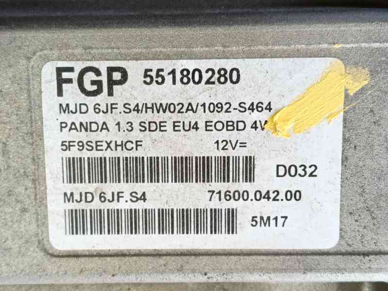 Recambio de centralita motor uce para fiat panda / panda classic (169_) 1.3 d multijet (169.axc1a) referencia OEM IAM 0000071785