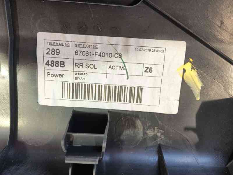 Recambio de guarnecido puerta trasera izquierda para toyota c-hr (_x1_) 1.8 hybrid (zyx10_, zyx11_) referencia OEM IAM   