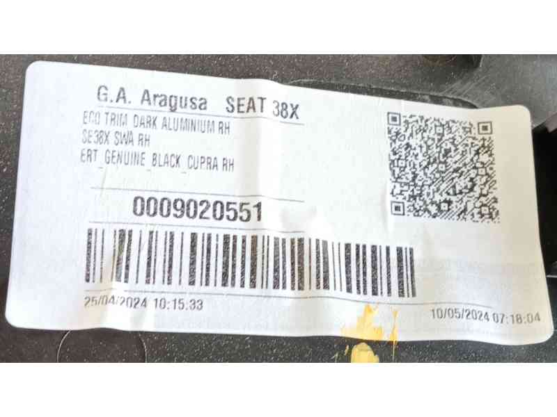 Recambio de guarnecido puerta delantera derecha para cupra formentor (km7, kmp) 1.4 e-hybrid referencia OEM IAM   