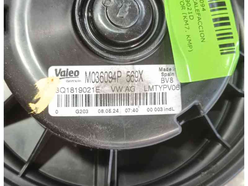 Recambio de ventilador calefaccion para cupra formentor (km7, kmp) 1.4 e-hybrid referencia OEM IAM 5WB819021D  
