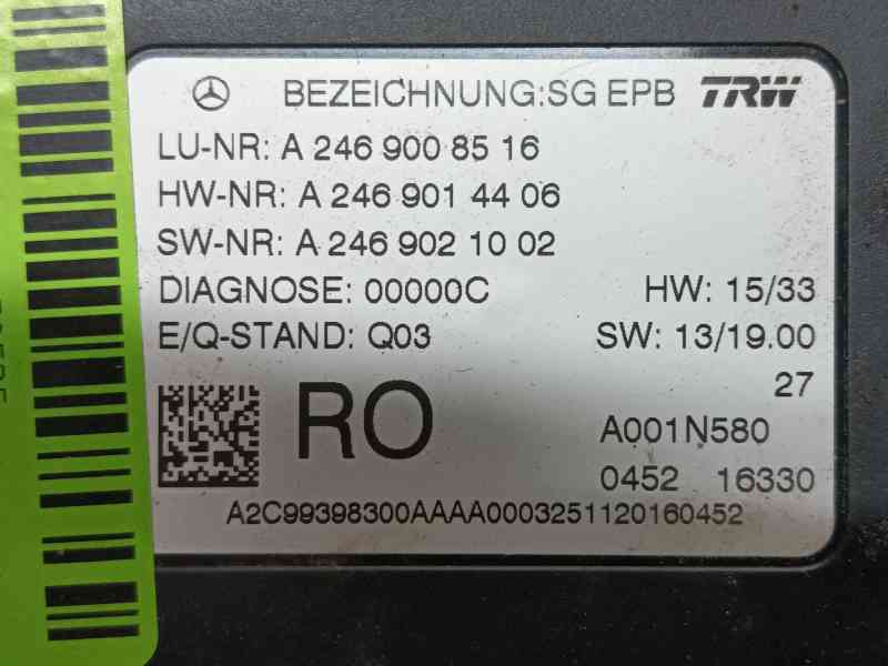 Recambio de modulo electronico para mercedes-benz clase gla (x156) gla 220 d (156.903) referencia OEM IAM A2469008516 A2C9939830