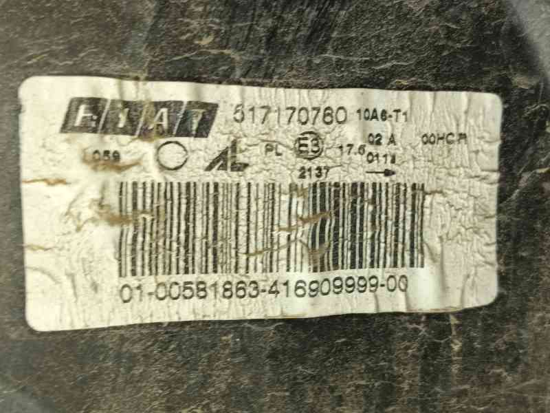 Recambio de faro izquierdo para fiat panda / panda classic (169_) 1.3 d multijet (169.axc1a) referencia OEM IAM 51717076 5171707