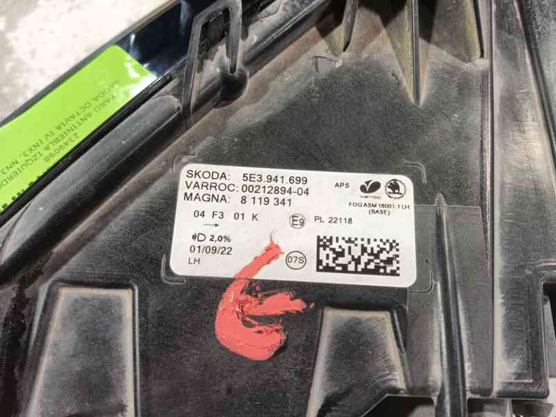 Recambio de faro antiniebla izquierdo para skoda octavia iv (nx3, nn3, pv3) 1.5 tsi referencia OEM IAM   