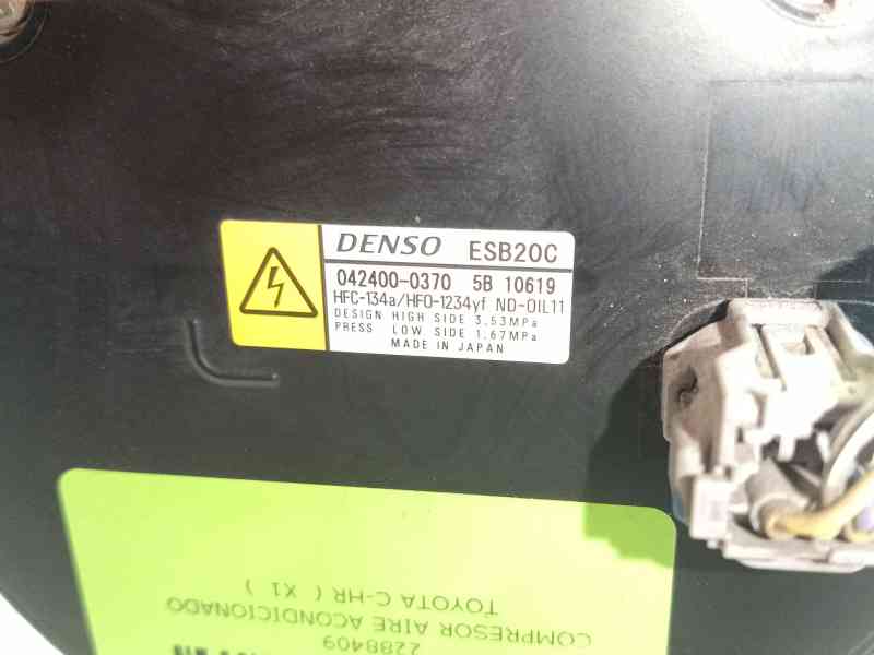 Recambio de compresor aire acondicionado para toyota c-hr (_x1_) 1.8 hybrid (zyx10_, zyx11_) referencia OEM IAM   