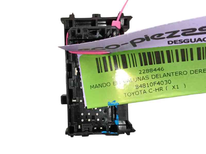 Recambio de mando elevalunas delantero derecho para toyota c-hr (_x1_) 1.8 hybrid (zyx10_, zyx11_) referencia OEM IAM 84810F4030
