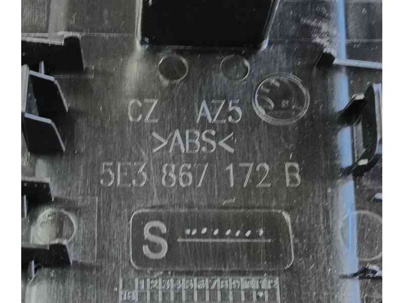 Recambio de mando elevalunas trasero derecho para skoda octavia iv (nx3, nn3, pv3) 1.5 tsi referencia OEM IAM 5G0959855KWHS  