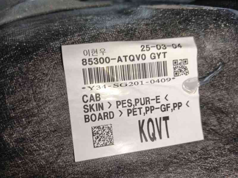 Recambio de techo interior para kia niro ii (sg2) 1.6 gdi plug-in hybrd referencia OEM IAM   