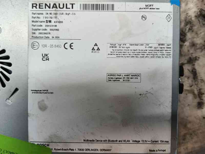 Recambio de sistema navegacion gps para renault clio v (b7_) 1.6 e-tech 145 (b7mu) referencia OEM IAM 259157018R  