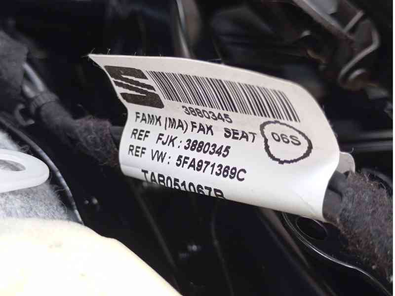 Recambio de asiento delantero izquierdo para seat leon (kl1, klg) 1.5 etsi referencia OEM IAM  5FA971369C 