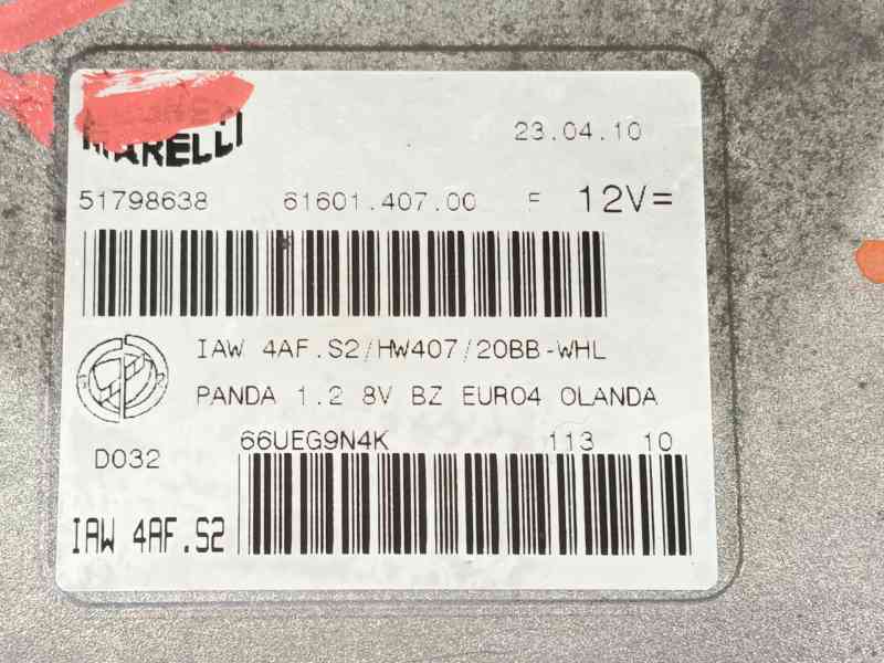 Recambio de centralita motor uce para fiat panda / panda classic (169_) 1.2 natural power (169.axb1a) referencia OEM IAM 0000071