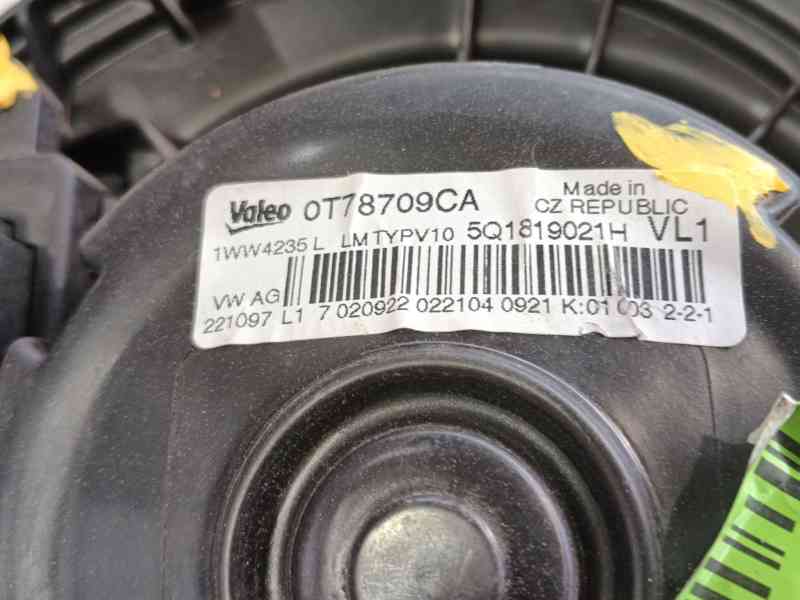 Recambio de ventilador calefaccion para skoda fabia iv (pj3) 1.5 tsi referencia OEM IAM 5Q1819021H 5T78709CA 