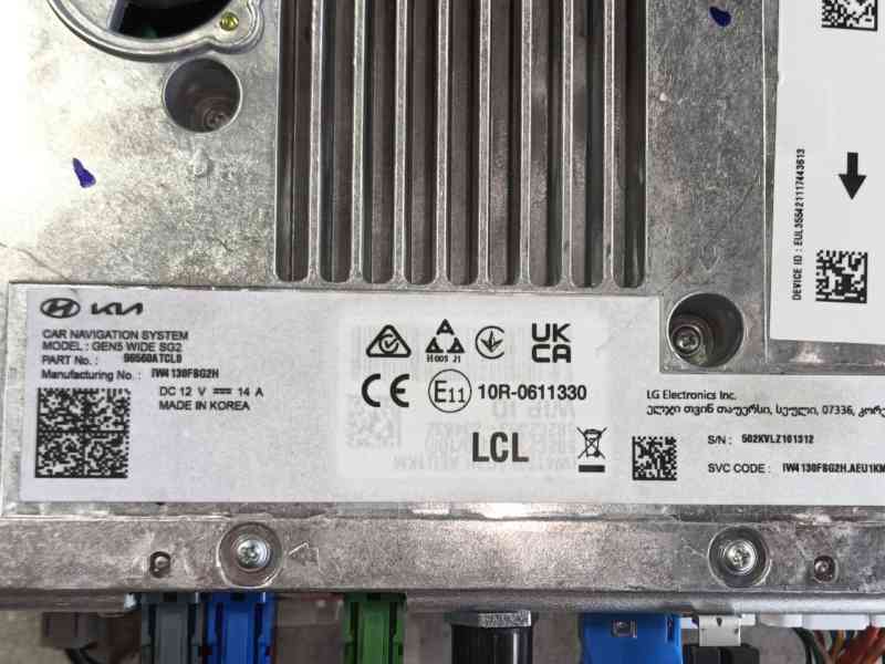 Recambio de sistema audio / radio cd para kia niro ii (sg2) 1.6 gdi plug-in hybrd referencia OEM IAM   