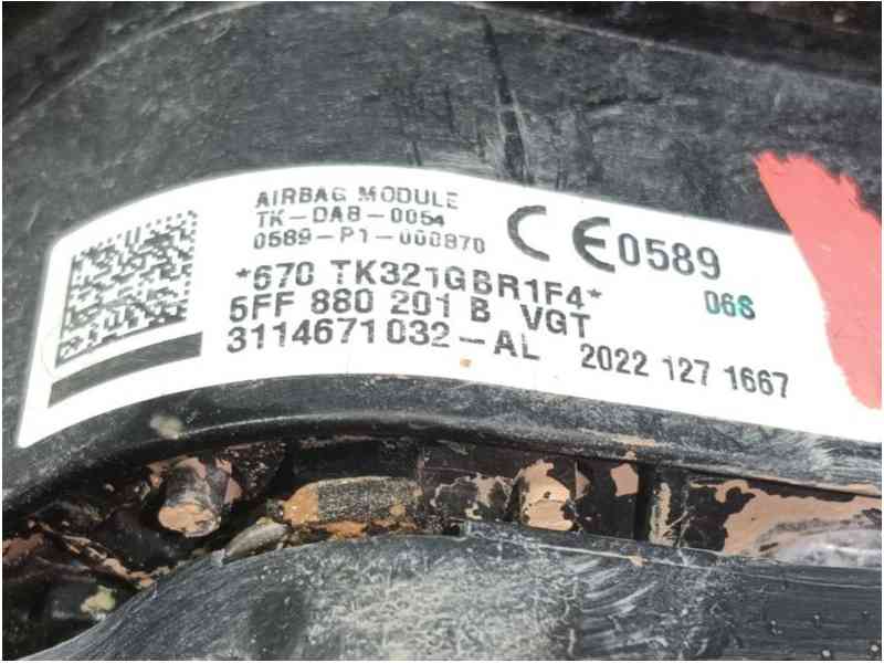 Recambio de airbag delantero izquierdo para cupra formentor (km7, kmp) 1.5 tsi referencia OEM IAM 5FF880201EVGT  