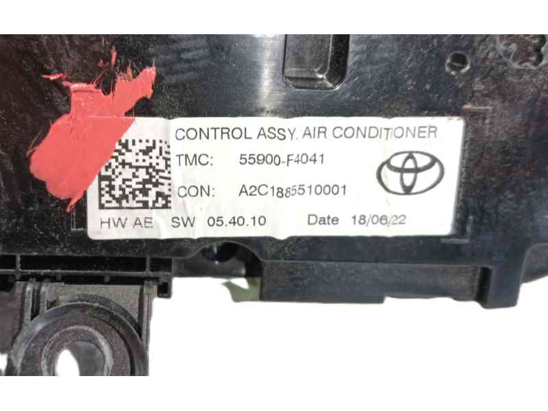 Recambio de mando calefaccion / aire acondicionado para toyota c-hr (_x1_) 1.8 hybrid (zyx10_, zyx11_) referencia OEM IAM   