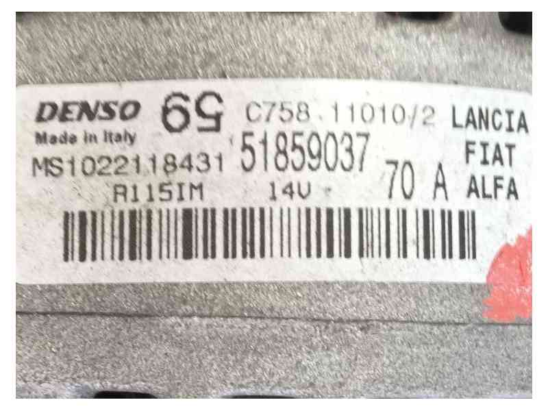 Recambio de alternador para fiat panda / panda classic (169_) 1.2 natural power (169.axb1a) referencia OEM IAM 0000052003532 / 0