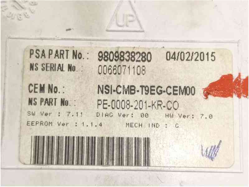 Recambio de cuadro instrumentos para peugeot 308 sw ii (lc_, lj_, lr_, lx_, l4_) 1.2 thp 130 referencia OEM IAM   