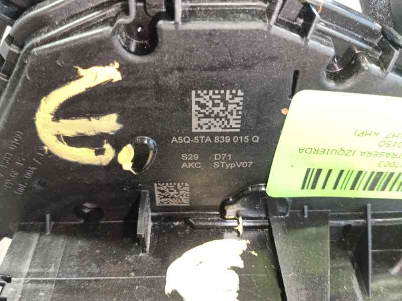 Recambio de cerradura puerta trasera izquierda para seat ateca (kh7, khp) 1.0 tsi referencia OEM IAM 5TA839015Q  