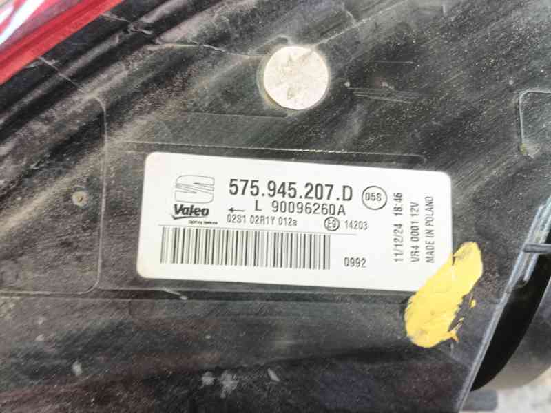 Recambio de piloto trasero izquierdo para seat ateca (kh7, khp) 1.0 tsi referencia OEM IAM 575945095E  