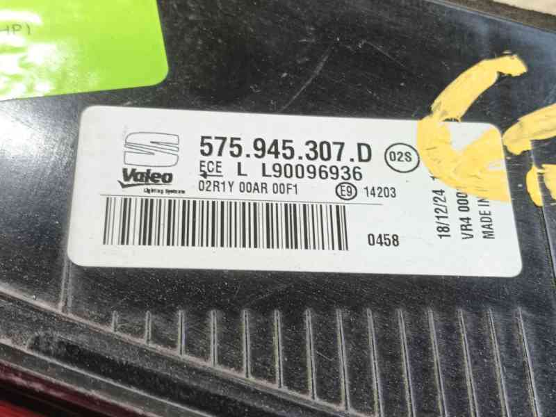 Recambio de piloto trasero izquierdo interior para seat ateca (kh7, khp) 1.0 tsi referencia OEM IAM 575945093F  