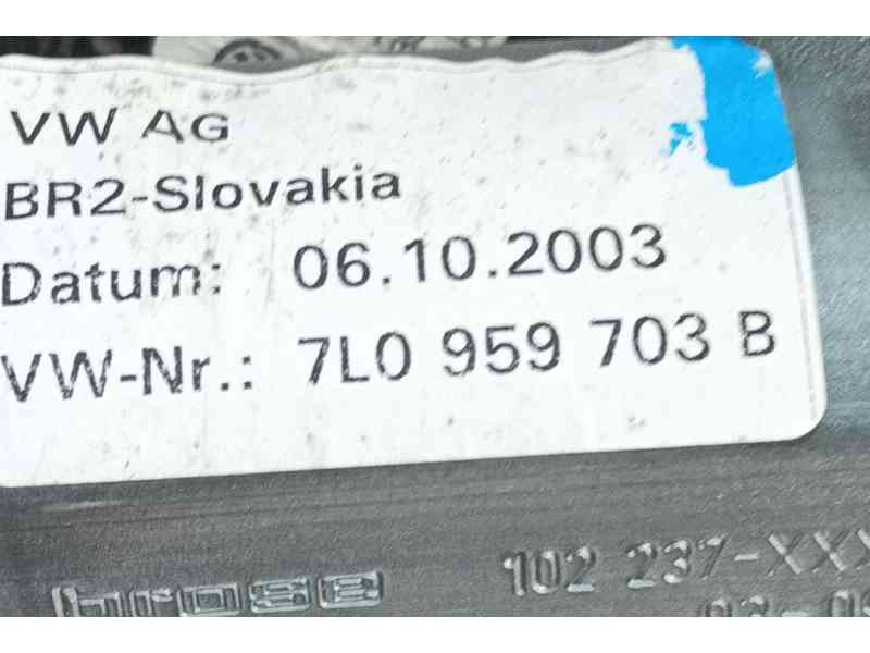 Recambio de elevalunas trasero izquierdo para volkswagen touareg (7la, 7l6, 7l7) 5.0 v10 tdi referencia OEM IAM 0 / 7L0839461D  