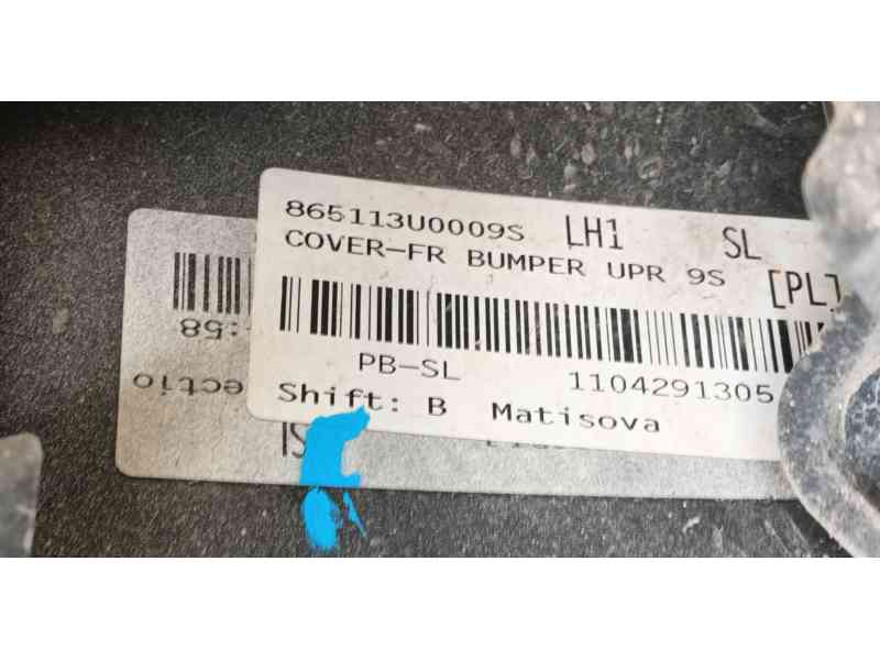 Recambio de paragolpes delantero para kia sportage iii (sl) 1.7 crdi referencia OEM IAM 865113U000  
