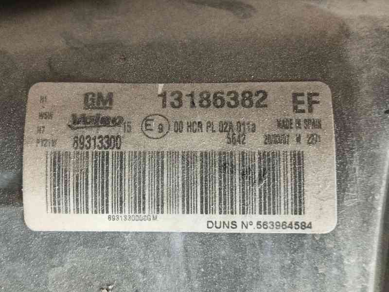 Recambio de faro derecho para opel corsa d (s07) 1.3 cdti (l08, l68) referencia OEM IAM 93189358 / VERE0593  