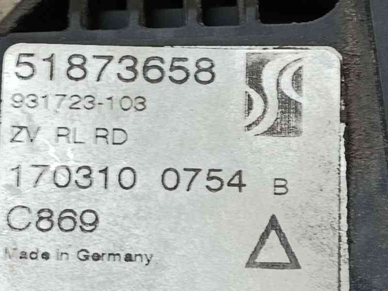 Recambio de cerradura puerta trasera izquierda para fiat grande punto (199_) 1.3 d multijet referencia OEM IAM 51873658 93172310