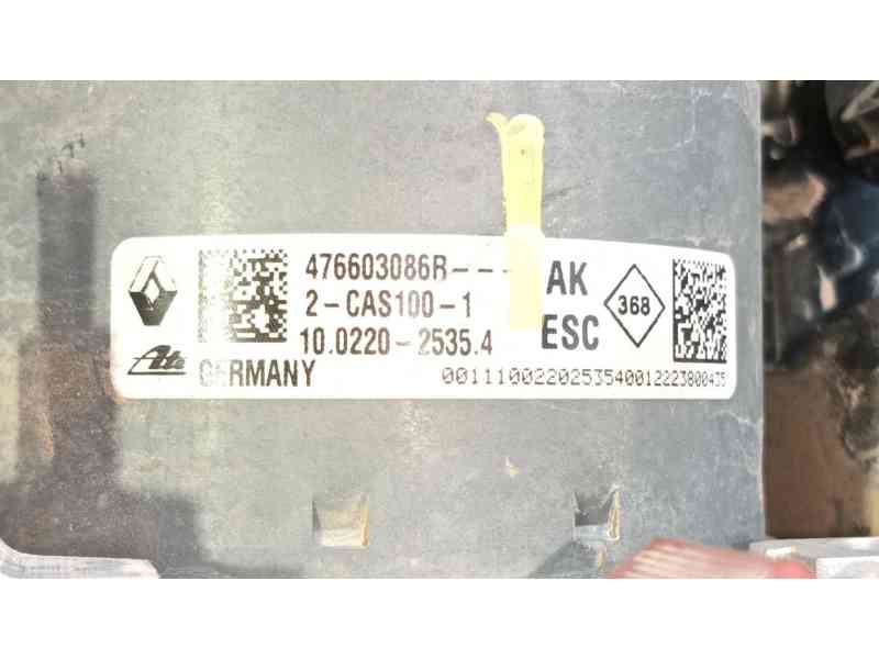 Recambio de abs para renault megane iv sport tourer (k9a/m/n_) 1.3 tce 140 (k9nb) referencia OEM IAM 476609440R  