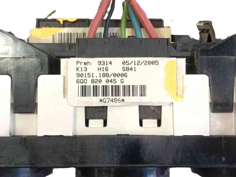 Recambio de mando calefaccion / aire acondicionado para volkswagen polo iv (9n_, 9a_) 1.4 16v referencia OEM IAM   