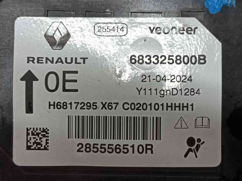 Recambio de centralita airbag para dacia sandero iii 1.0 tce 90 referencia OEM IAM 285556510R 683325800B Y111GND1284
