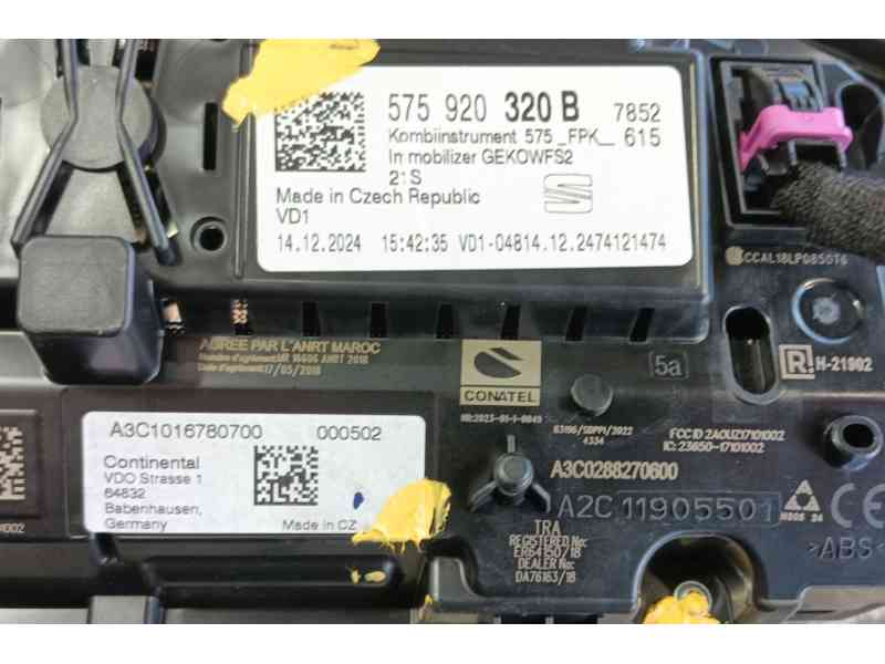 Recambio de cuadro instrumentos para seat ateca (kh7, khp) 1.0 tsi referencia OEM IAM   