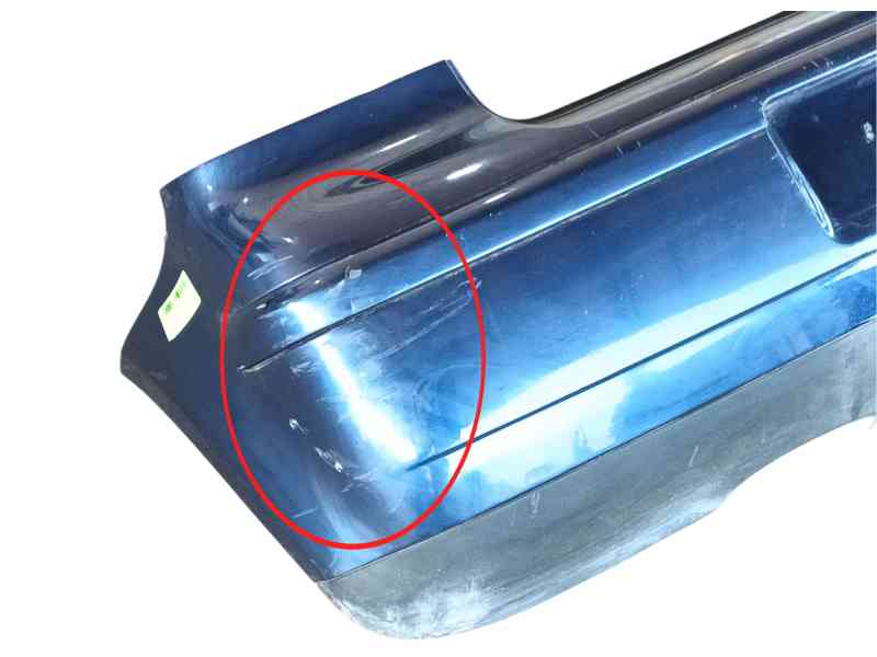 Recambio de paragolpes trasero para volkswagen polo iv (9n_, 9a_) 1.4 16v referencia OEM IAM 6Q6807417GRU 606807421 6Q6807521