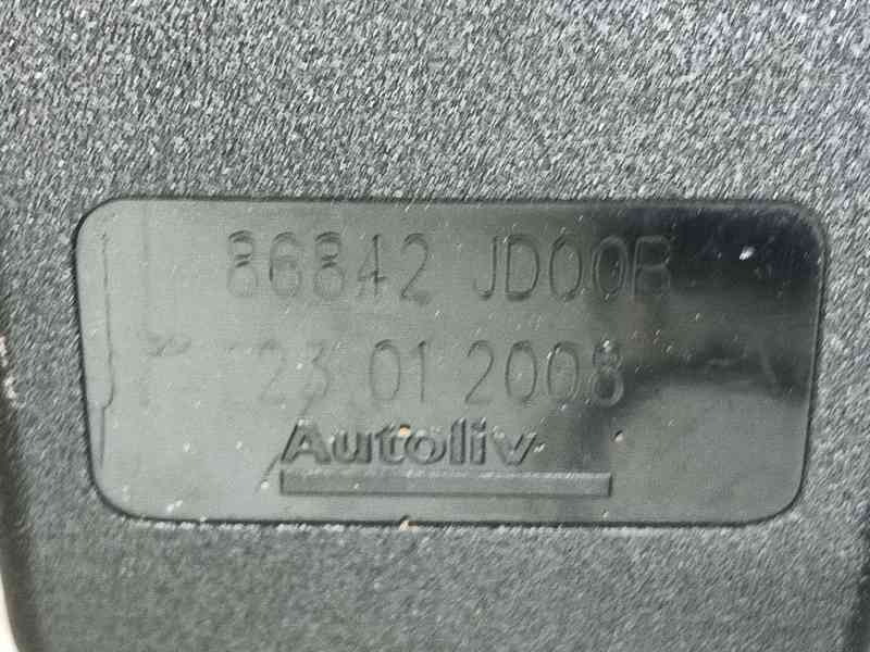 Recambio de enganche cinturon delantero derecho para nissan qashqai i (j10, nj10) 2.0 dci referencia OEM IAM 86842JD00B  