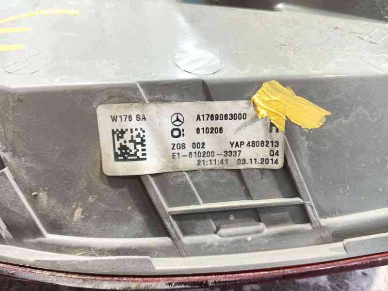 Recambio de piloto trasero derecho para mercedes-benz clase a (w176) a 180 cdi / d (176.012) referencia OEM IAM   