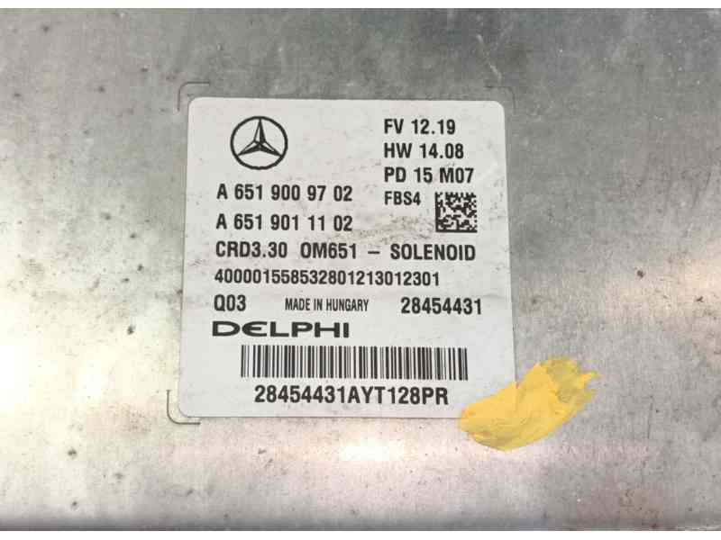 Recambio de centralita motor uce para mercedes-benz cla coupé (c117) cla 200 cdi / d (117.308) referencia OEM IAM   