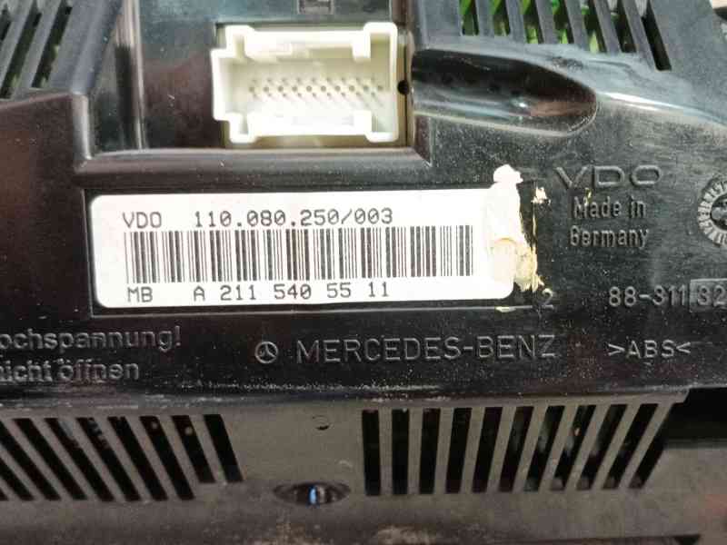 Recambio de cuadro instrumentos para mercedes-benz clase e (w211) e 220 cdi (211.006) referencia OEM IAM 21168006879E22  