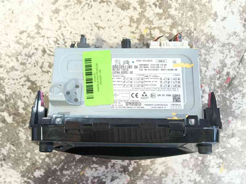 Recambio de pantalla multifuncion para peugeot 108 1.0 vti 72 referencia OEM IAM   