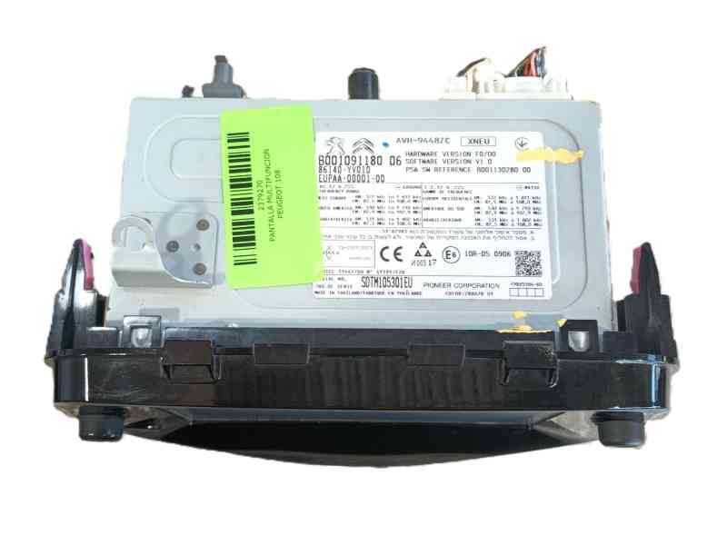 Recambio de pantalla multifuncion para peugeot 108 1.0 vti 72 referencia OEM IAM   