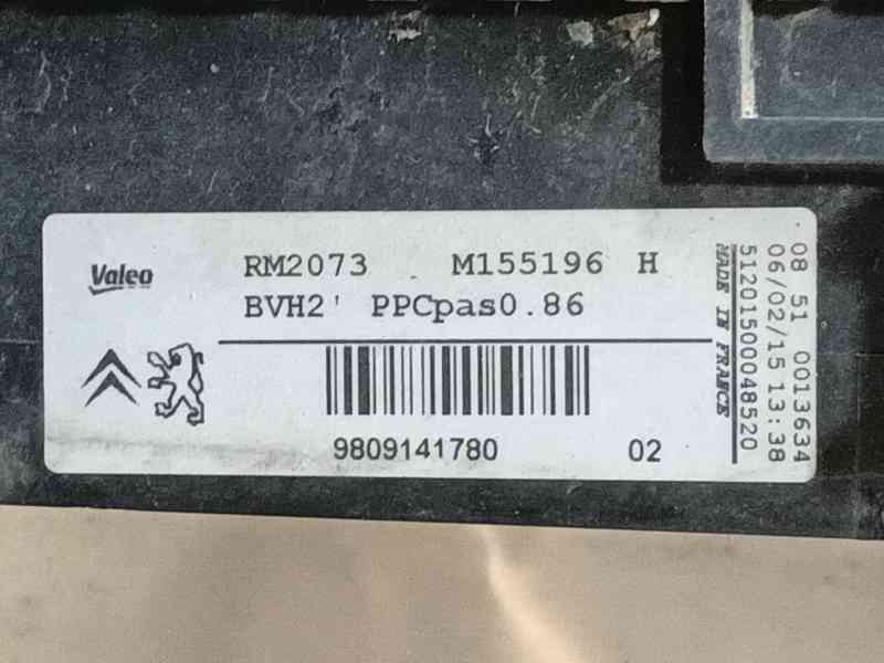 Recambio de radiador agua para peugeot 308 sw ii (lc_, lj_, lr_, lx_, l4_) 1.2 thp 130 referencia OEM IAM 9809141780  