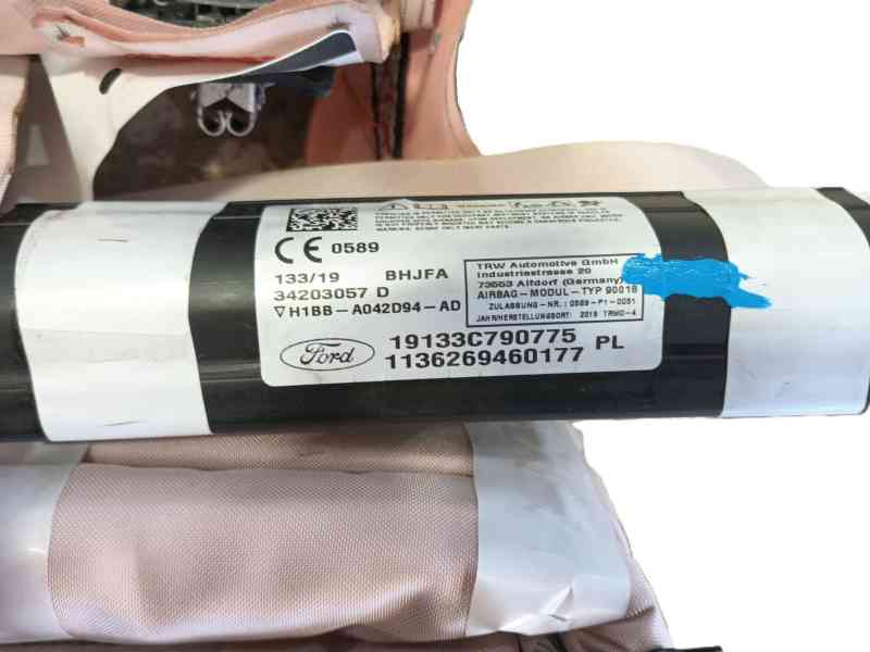 Recambio de airbag cortina delantero derecho para ford fiesta vii (hj, hf) 1.5 tdci referencia OEM IAM   